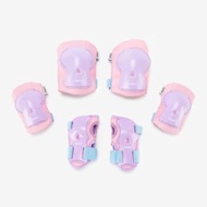 DECATHLON - 兒童直排輪／滑板車護具 3 件組 Play - 淡紫色