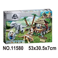 Compatible Jurassic World Tyrannosaurus Rex Ankylosaurus Dinosaur Building Block Small LEO Toy 75941