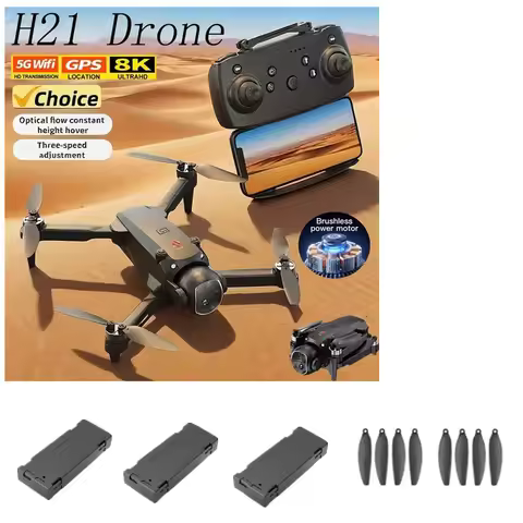 H21 Drone Battery 3.7V 800mAh, Propeller Blade H21 Drone Spare Parts H21 Drone Accessories