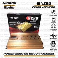 NERO NR 8800 Power Amplifier mobil Mosfet 4 Chanel Car