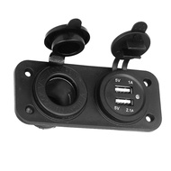 USB Motorcycle Charger Dual USB Motorcycle Charger Car Socket Splitter Motorcycle Accessories Sae Co