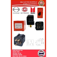 RTT-7112-5PIN ORIGINAL BRAND J&J 40AMP 24V 5PIN RELAY FOR USE ON: UNIVERSAL VEHICLE AND TRUCK