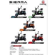 (Promo )Sepeda Listrik Exotic Sierra Sepeda Motor Electric 3 Roda