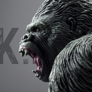 Realistic King Kong Gorilla Model - Large Size Destruction Themed Toy Figure for Jurassic Animal Col