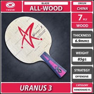 Yinhe Blade Uranus 3 U-3 FL All Wood Blade Table Tennis Blade Bat Racket Paddle 7 Ply Raket Ping Pon