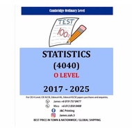 O Level STATISTICS (4040) Nov2017-Nov 2025 (Paper 1,2)