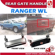 S2U Ford Ranger WL B2500 98-06YR Courier Rear Gate Handle Bonnet Tail Gate Chrome Pembuka Kereta 4x4