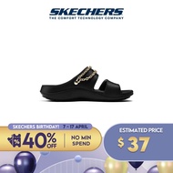 Skechers Women Foamies Arch Fit Wave Sandals - 111441-BLK