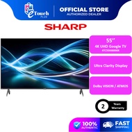 Sharp (55") 4K HDR Google TV Dolby Digital 4TC55HJ6000X