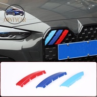 For BMW 4 Series G22 G26 2020-2022 Car Styling ABS Front Grill Decoration Strips Trim Car Accessorie
