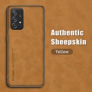 Jingsanc Ốp Da Cho Samsung Galaxy A52/A52 5G/A52s 5G/A72 Ốp Điện Thoại TPU Mềm Silicon Da Cừu Sang T