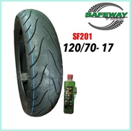 SAFEWAY TIRE Size 17" TUBELESS TIRE (FREE Sealant & Pito)