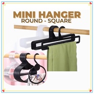 (1 PC) MINI HANGER TUDUNG BAWAL SHAWL Round Square Scarf Tie Belt Plastic Display 13CM/14CM/17CM/22C