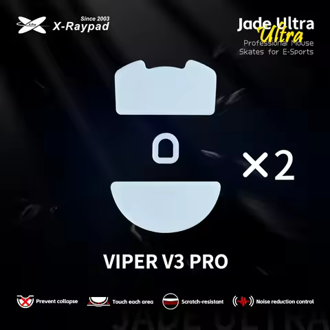 X-Raypad Jade Ultra Masterful Mouse Skates for Razer Viper V3 Pro