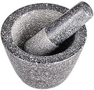 Sweeler Avocat Granite Mortar and Pestle - Crush, Grind, Mix, and Powder