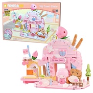 Keeppley | ของเล่นตัวต่อประกอบเอง Sanrio DIY โมเดล Hello Kitty Kuromi My Melody Cinnamoroll My Sweet