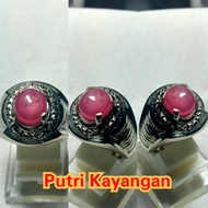 Cincin Batu Natural Ruby Birma