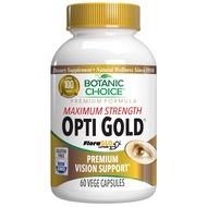 Botanic Choice Maximum Strength Opti Gold Vision Eye Health Support Supplement for Overall Eyesight