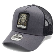 New Era 9Forty "Doomed" Grey/Black A-Frame Trucker Cap