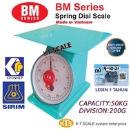 (SIRIM PATTERN APPROVAL)Timbang 50kg 60kg bm spring scale
