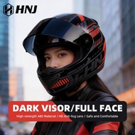 Helmet HNJ 100% Original Full Face Safety ABS Material Budak Sunburn Protection COD Stylish Design T
