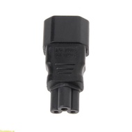 Doublebuy IEC 320 C14 3-Pin Male To C5 3-Pin Female Power Plug Converter Adapter