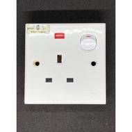 Switch Socket 13A Neon Crown
