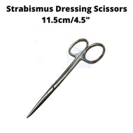 Strabismus Dressing Scissors Straight 11.5CM I 4.5''