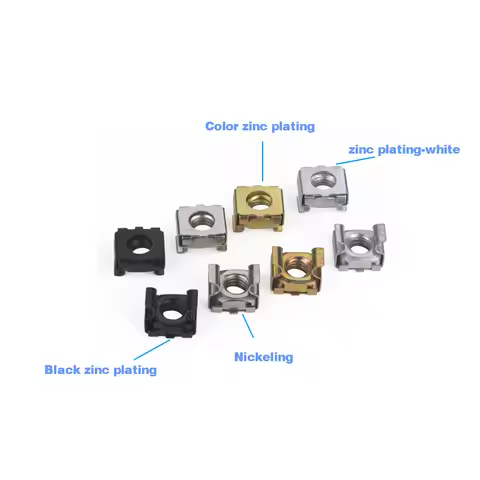 304 Stainless Steel / Carbon Steel Galvanized Card Nut / Floating Nut / Cage Cabinet Iron Sheet Scre