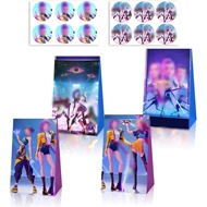 12 Pcs D Theme Party Gift Bags with Stickers – Cartoon Paper Treat Bags for Girls & Boys Birthday Pa