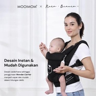 - Gendongan Bayi Ssc - Mooimom X Nero Bianco Wonder Carrier -