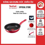 Tefal No. Chef deep pan 24/ 28 cm, durable and beautiful Titanium non-stick, heat indicator