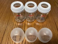 日本Pigeon 母乳實感寬口徑玻璃奶瓶-160ml 純淨白