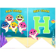 Bunting Banner - Baby Shark - Happy Birthday