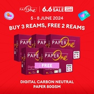 PaperOne™ Digital Premium Quality 85gsm / 80gsm Carbon Neutral Copy Paper A4 [1 Box]