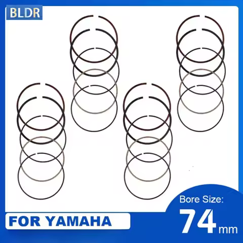 74mm Piston Rings 4XV-11603-00-00 for Yamaha FX1000A FX140 Cruiser FX 1000 Wave Runner FX YZF-R1 FZS