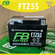 FB แบตเตอรี่ รุ่น FTZ5S (12V 3.5AH) แบบแห้ง (สำหรับรถจักรยานยนต์)