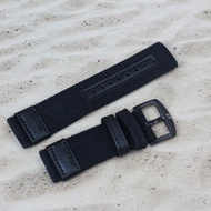 22mm strap, 22mm Nylon canvas watch strap, men's watch strap