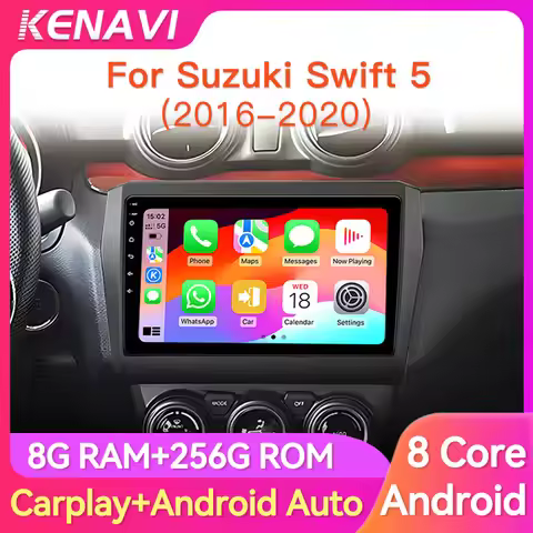2 Din Android Car Stereo Radio For Suzuki Swift 5 2016 2017 2018 2019 2020 Centre Multimedia Player 