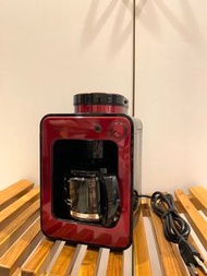【日本siroca】自動研磨悶蒸咖啡機-紅色 SC-A1210R