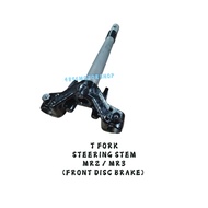 STEERING STEM MODENAS MR2 MR3 DISC DRUM MR 2 3 T FORK T-FORK A-CLASS RED CICAK