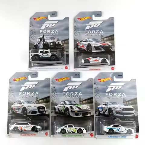 Hot Wheels Cars FORZA MOTORSPORT Land Rover Audi RS Ford Shelby Porsche 934 1/64 Collector's Edition