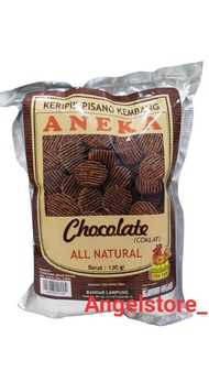 Keripik Pisang Aneka Lampung Kembang Coklat 130 gr Keripik Kembang Coklat Aneka yenyen Lampung Keri