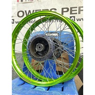 Alloy Rim Ex5 Highpower/Secanhand Rim Alloy Ex5  Set Spock+brakehub condition7/10 17x1.4/17x1.4