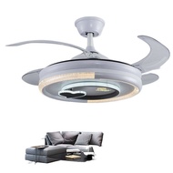 HAIGUI A23 Fan With Light Bedroom Inverter With LED Ceiling Fan Light Simple DC Power Saving Ceiling Fan Lights (HP)