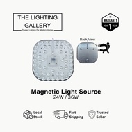 TLG LED ceiling light magnetic plate 24W 36W Tri Tone LED Panel Ceiling light replacement