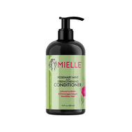 【แชมพู + ครีมนวด】Mielle Rosemary Strengthening Shampoo/conditioner  355ml การจัดส่งสินค้าของแท้