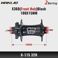 2025 NanLio X360 Bicycle Hubs 32 Holes 8 Pawls 360T Loud Noise Hub Sealed Lubricated Bearings Rear H