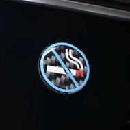 TPIC For BMW G30 G31 G38 G60 G61 G68 G32 5 6 Series 325i 330i M340i Carbon Fiber No Smoking Sticker 