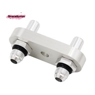 Transmission Cooler Line Adapter Plate 6L80E 6L90E 8L90E with 551121 Seal 6AN Fittings